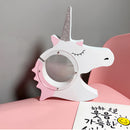 Wooden Unicorn Money Boxes Cute Piggy Bank Coins Cash Storage Holder Kids Toy Gift White