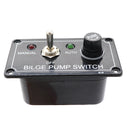 Plastic Boat Bilge Pump Switch W/ LED Light Indicator - 3 Way Control Panel Marine