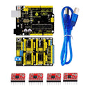CNC kit / CNC Shield V3.0 + uno R3+4 Pieces a4988 Driver / GRBL for Arduino