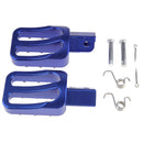 2pcs CNC Racing Footpegs Foot Pegs For Pit Bike XR50 CRF50 XR SDG SSR Blue