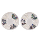 2 Pack 10 Wheels Nail Art Decor Accessories Nail Rhinestones Heart Oval Round Manicure Nail Art Decorations Gems Nail Tools