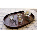 Wooden Serving Tray Wooden Breakfast Tea Serving Bed Tray Dishes Plates