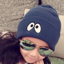 Kids Children Winter Spring Soft Comfortable Warm Knitted Beanie Hat Skullcap Blue