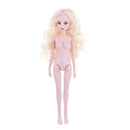 Large Chest Female Body with Head Ball Jointed Doll Nude Body for 1/4 BJD LUTS KID DOC Action Figures