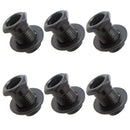 1 Set Iron Tuning Peg Tuning Key Bushing Washer Gasket for Electric/Wood/Acoustic Guitar Parts Black