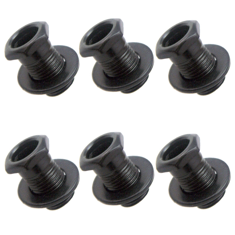 1 Set Iron Tuning Peg Tuning Key Bushing Washer Gasket for Electric/Wood/Acoustic Guitar Parts Black