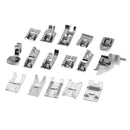 16 Kinds Professional Domestic Sewing Machine Presser Foot Feet Set Tools