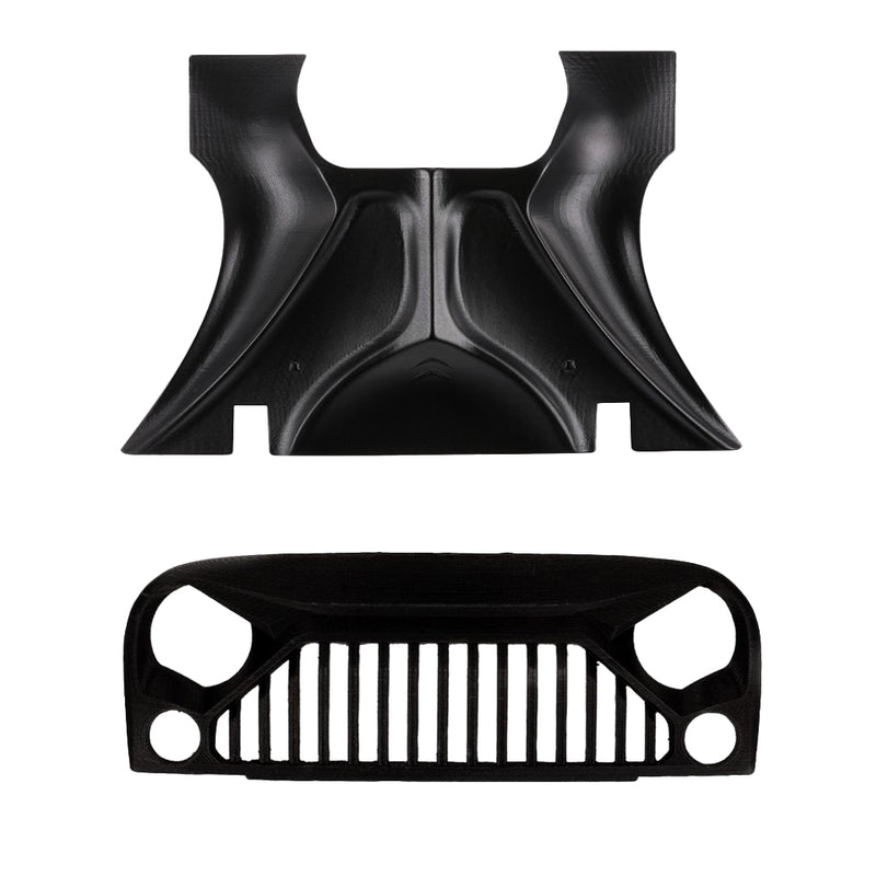 1/10 RC Car Truck Body Parts Air Inlet Grille Front Face&Engine Hood for RC4WD D90