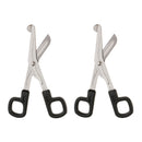 2 Pieces Black Stainless Steel Medical Taping Bandage Scissors Trauma Shears for Madical First Aid