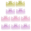 10 Pieces Hairpiece Plastic Hair Claw Clip Clamp Women Accessory Head Wear