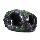 Aquarium Fish Tank Resin Broken Barrel Ornament Cave Landscaping Decoration