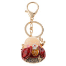 God of Longevity Car Handbag Purse Charm Pendant Key Chain Ring Keychain Keyring Gifts