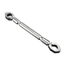 Motorcycle Adjustable Handlebar Bar Steering Strength Lever Bar Silver