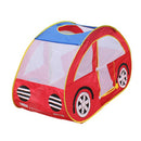 Kids Pop Up Foldable Indoor & Outdoor Car Shaped Ball Pit Play Tent Hut Toy