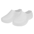 Pair Of Men Women Plastic Orthopedic Clogs Chef Nursing Occasion Strapless Shoes 37 White