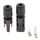 MC4 Male/ Female Solar Panel Cable Connectors Double Seal Rings Waterproof