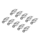 10 Pieces Sea Horse Antique Charms Pendant 3.5x1.7cm for Necklace Bag Dangle DIY Findings Craft Keyring