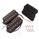 1 Set Guitar Wired Humbucker Double Coils Pickup ALNICO 5 for 7-String Guitar/Pedal Steel Guitar