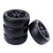 1/10 RC Drift Car Spare Part 65mm Black Rubber Tire Tyres for LRP Traxxas 4x