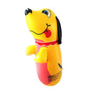 Christmas Home Yard Lawn Decoration Inflatable Tumbler Kids Play Fun Inflatable Yellow Dog Outdoor Game Toy Gift