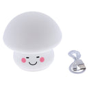 7-Color Changing Tap Control LED Cute Mushroom Baby Night Light Lamp,Soft Silicone Surface,Rechargeable