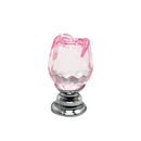 Pink Rose Crystal Cabinet Door Drawer Waredrobe Handle Hardware Knob 20mm