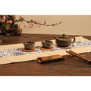 Fashionable Retro Table Runner Cotton Linen Tablecloth Cover for Home Dining Table Hotel Cafe Tea Table Mat