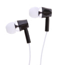 Metal In-Ear Night Luminous Earphone Universal Wired Earbud with Line Control Built-in Microphone Fits All 3.5mm Plug Mobile Phone Black