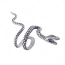 Single 925 Silver Garter Snake Cuff Ear Clip Punk Gothic Unisex Jewelry