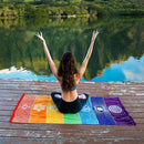 Quick Dry Tassels Boho Beach Towel Blanket Cover Ups Gym Yoga Mat 68x150cm