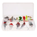 39Pcs Soft Hard Fishing Baits Hooks Life-like Lures Set Fishing Tackle Box Professional Fishing Tackles