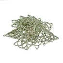 30 Pieces/Pack Tibetan Silver Triangle Design Celtic Ethnic Knot DIY Necklace Bracelet Jewelry Findings Making