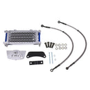 Sliver Oil Engine Cooler Kit Cooling System Radiator For 125 140cc Motorcycle Pit Bike