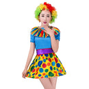 Comedy Circus Clown Costume Ladies Party Halloween Hen Night Fun Fancy Dress
