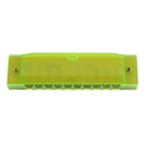 Orph Children's 10-Hole Plastic Harmonica Musical Instrument Green Kids Gift