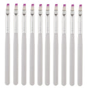 10 Pieces Salon Nail Art Phototherapy Brushes Pens UV Gel Drawing Painting Tool for Nail Art DIY Design