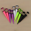 10Pcs 18G Fake Cheater Ear Taper Stretcher Plugs Stretching Tunnels Jewelry