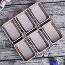Mini Rectangular Loaf Pan, Non-stick Carbon Steel Bread pan, great for Oven Baking