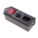 15A 250V Switch Module Protector Socket With Thermal Circuit Breaker Button