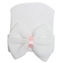 Newborn Baby Infant Toddler Beanie Hat Cap Headwear Head Decor Hair Accessory White