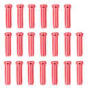 Pack of 20 Mountain Bike Brake Derailleur Shifter Cable End Cap Tips Crimp Red