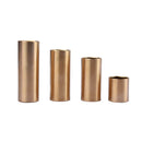 4 Pieces Brass Tone Bar Slide Bars for Guitar Bass Banjo Mandolin Accessory Dia. 21mm