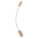 USB Type C To USB 3.0 Adapter Charge And Sync Cable OTG Host Cable Gold