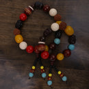 Cute Hanging Ornament Beads Car Rear Mirror Pendant Hanging Decor 12cm Pack Of 2PCS
