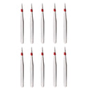 10x Sharp Point Straight Stainless Steel Tweezer Pliers Beekeeping Tool