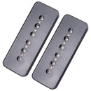 2 Humbucker Pickup Slug Bobbin Cover 50mm 52mm for Soapbar p90 Guitar Pickup