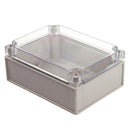 Waterproof Dustproof IP66 ABS Plastic Junction Box Universal Electric Project Enclosure Pale Gray 4.9 x 6.9 x 3 inch(125 x 175 x 75 mm)