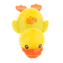 Cute Plastic Wind Up Swimming Yellow Duck Kids Baby Bathing Time Water Toy Early Learning