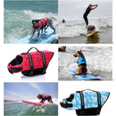 Pet Dog Clothing Sailing Boating Swimming Safety Floatation Aid Coat Adjustable Lifejacket Grey and Black XS