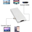 USB 3.0 Type-C HUB To 4K HDMI Adapter Dongle Dock Thunderbolt For MacBook PC